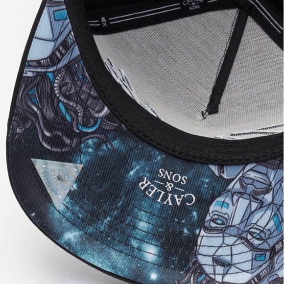 Cayler & Sons FUTURISTIC WIZRD SnapBack Hat. Under Brim Art, Wizard Future Space - Picture 2 of 3